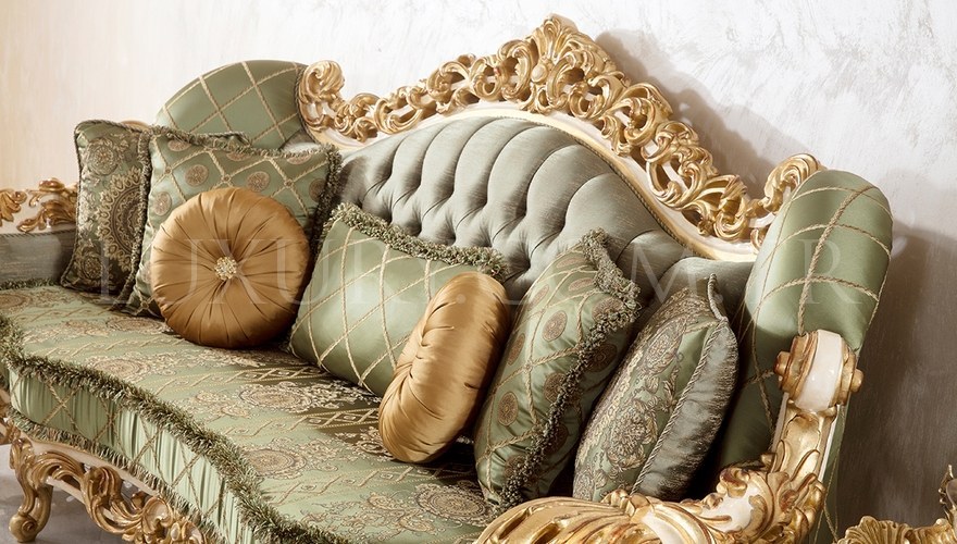 Lüks Pargalı Ensemble de canapés classiques - 12