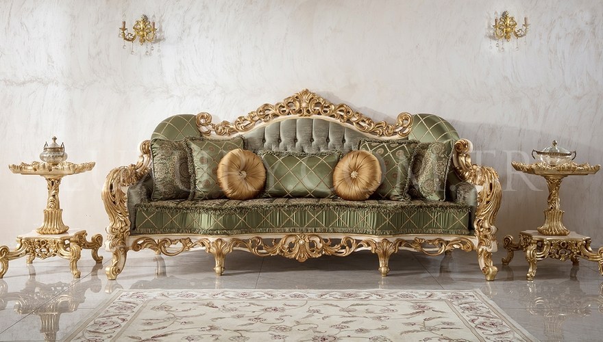 Lüks Pargalı Ensemble de canapés classiques - 3