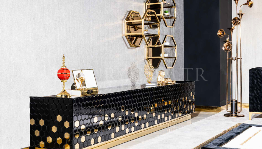 Lüks Reganus Metal TV Ünitesi - 998