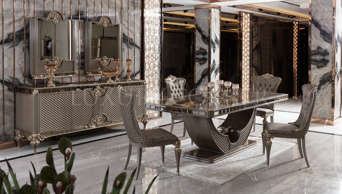525 - Lüks Rivesa Art Deco Yemek Odası