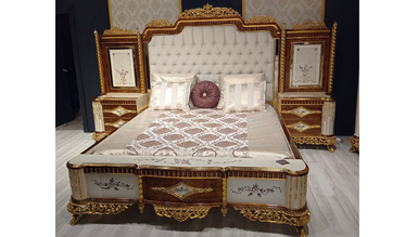 Lüks Riyad Klasik Yatak Odası - Thumbnail