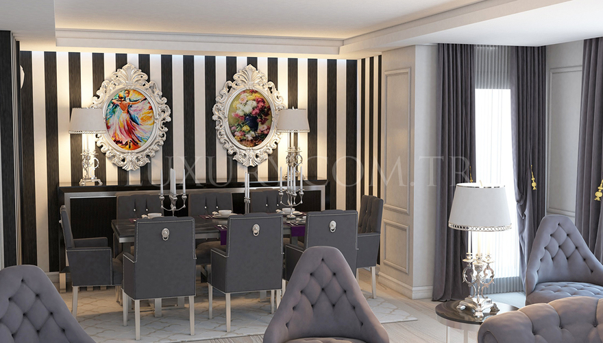 Lüks Roblin Luxury Yemek Odası - 1086