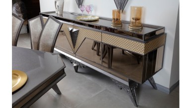 Lüks Romenas Art Deco Yemek Odası - Thumbnail