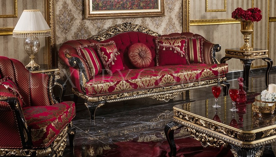 Lüks Sadrazam Ensemble de canapés classiques - 3