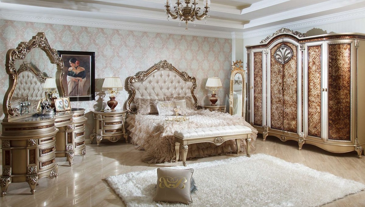 1006 - Lüks Safiros Klasik Yatak Odası