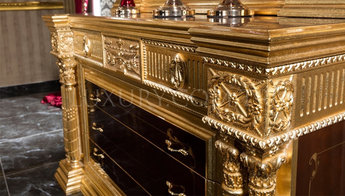 Lüks Şah Klasik Yatak Odası - 6