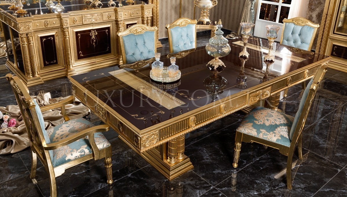 Lüks Şah Klasik Yemek Odası - 22