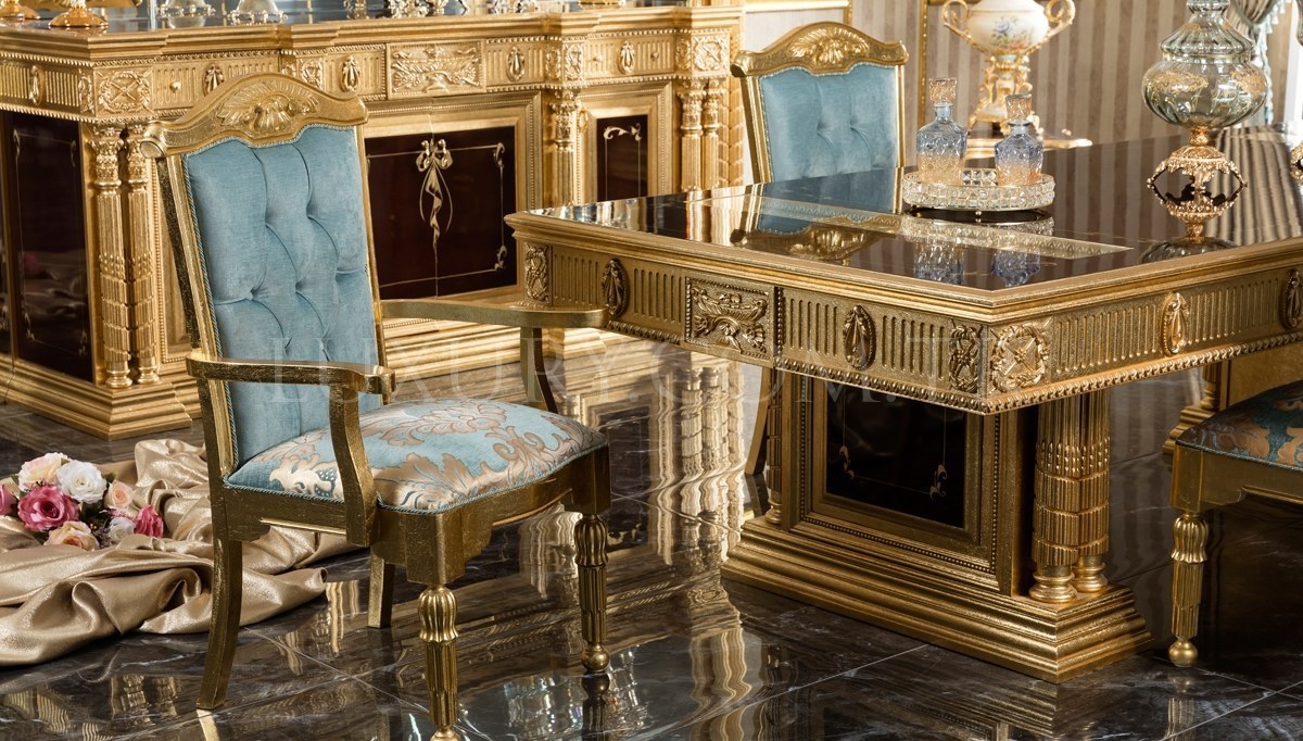 Lüks Şah Salle à Manger Classique - 5