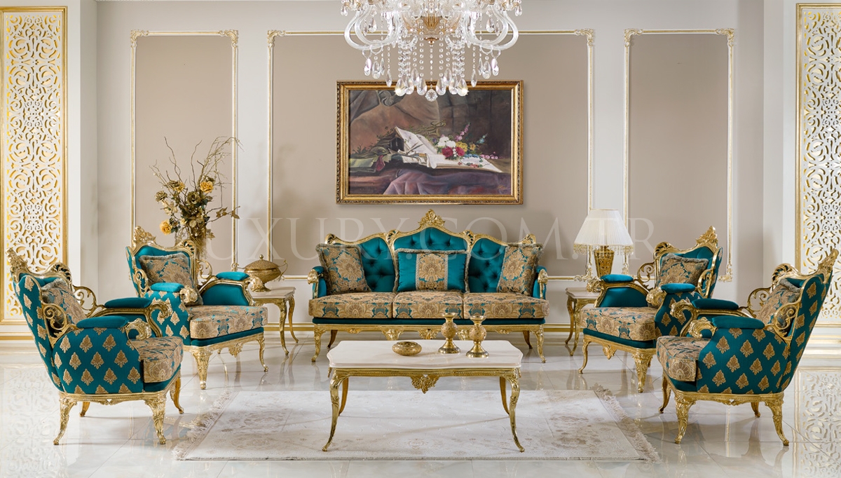 Bronz Mobilya Salon Dekorasyonu