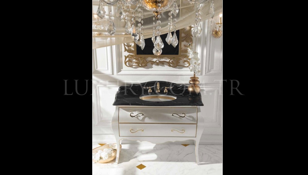 Lüks Sansit Klasik Banyo Takımı - 1015