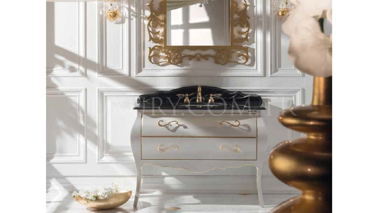 Lüks Sansit Klasik Мебель для ванной комнаты Takımı - 2