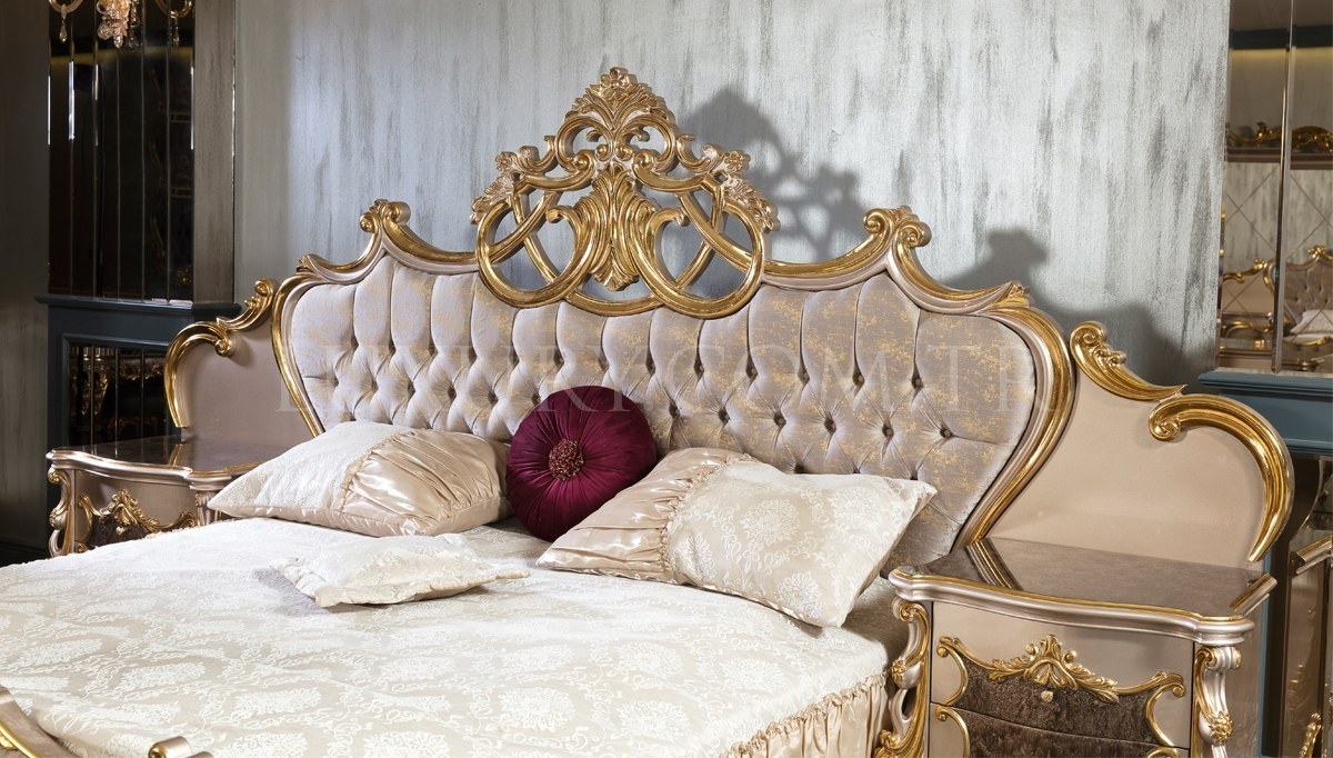 Lüks Selçuklu Klasik Yatak Odası Luxury Mobilya