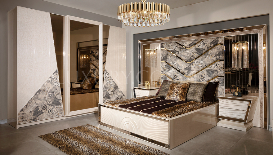 878 - Lüks Sewena Art Deco Yatak Odası