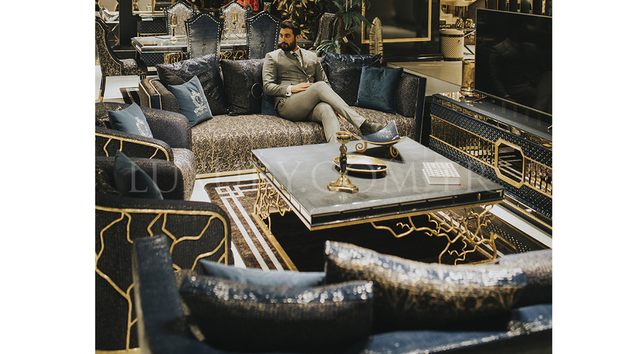 Lüks Sidney Metal Koltuk Takımı - 26