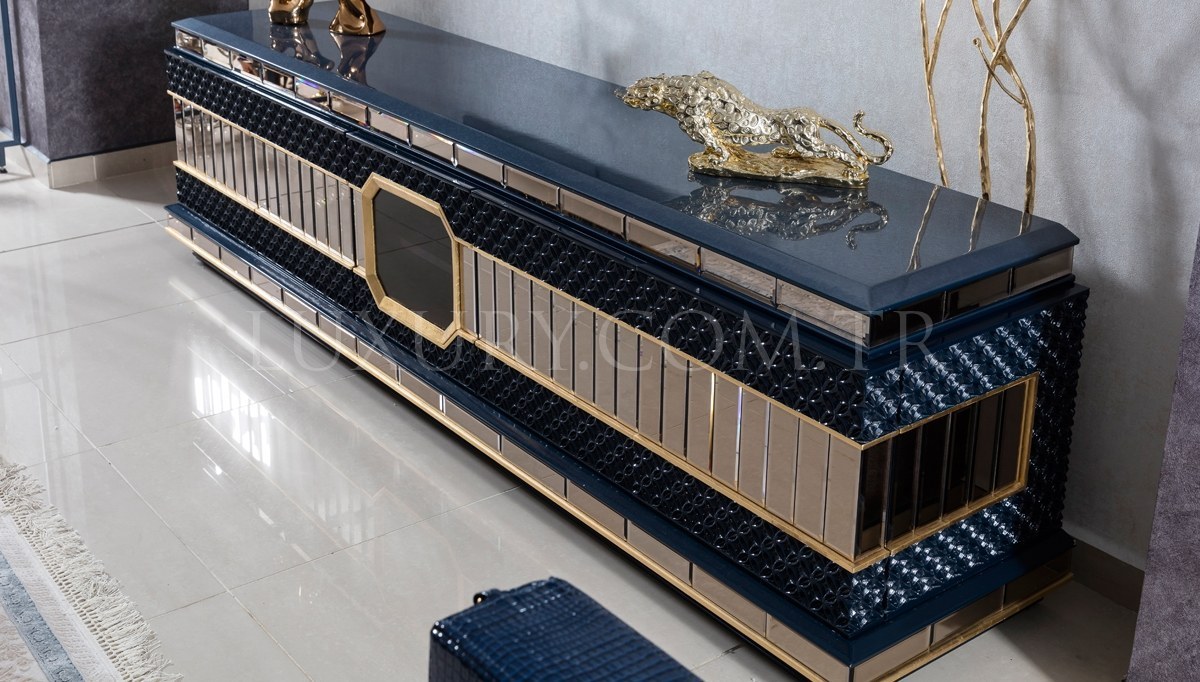 Lüks Sidney Metal Yemek Odası - 10