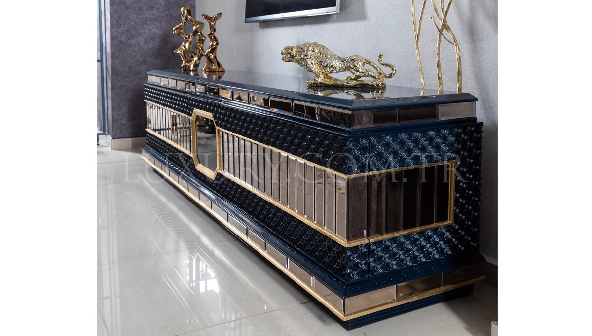 Lüks Sidney Metal Yemek Odası - 11