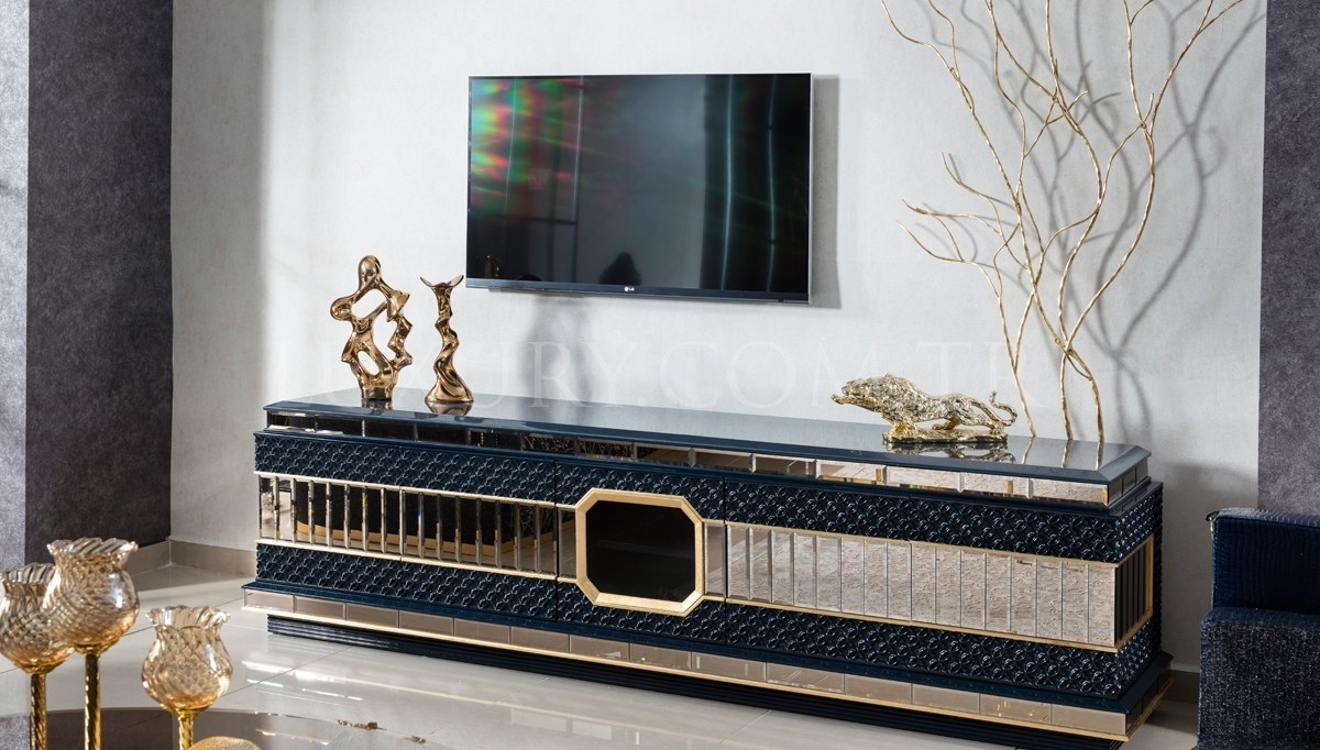 Lüks Sidney Metal Yemek Odası - 14