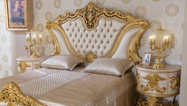 Lüks Sofia Klasik Yatak Odası - Thumbnail