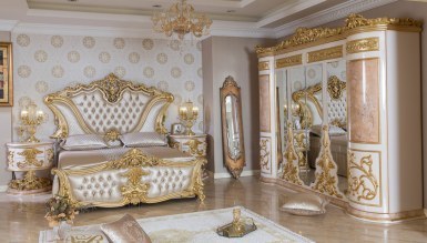 Lüks Sofia Klasik Yatak Odası - Thumbnail