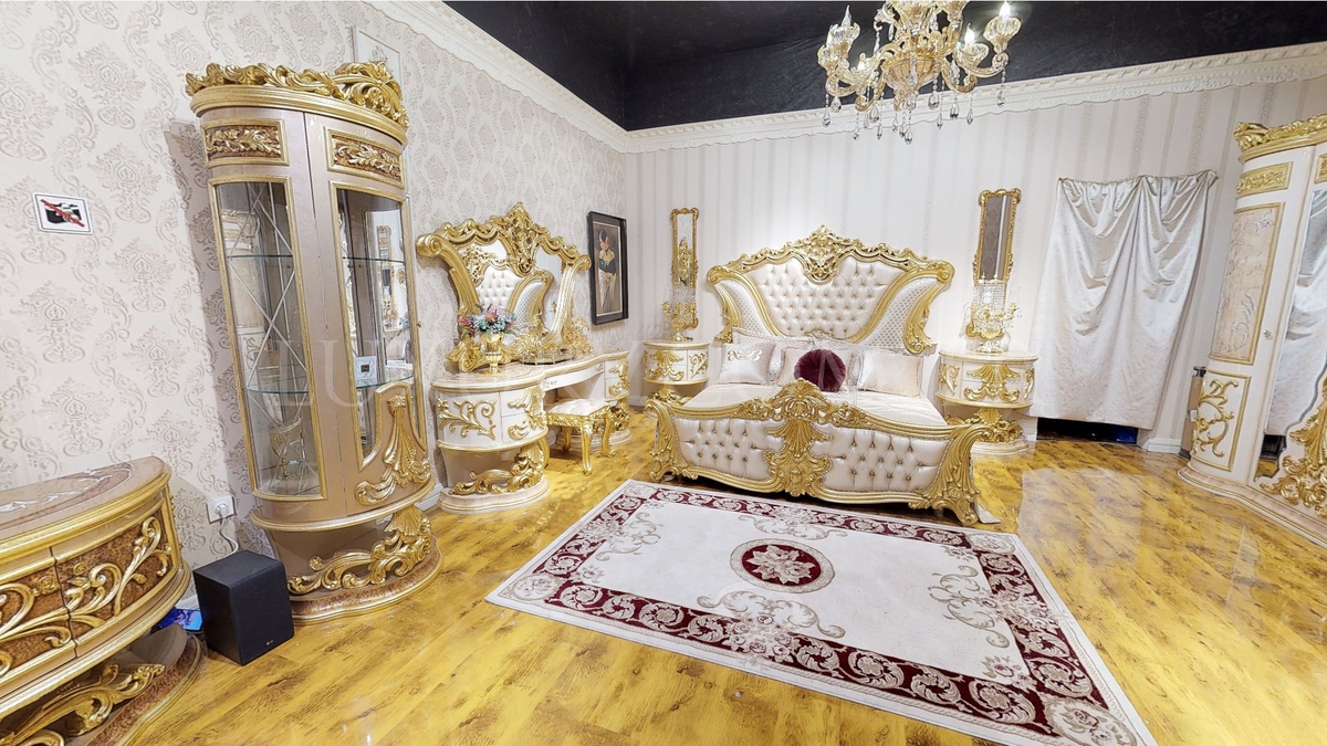 Lüks Sofia Klasik Yatak Odası
