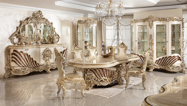 Lüks Sparta Klasik Yemek Odası - 1060