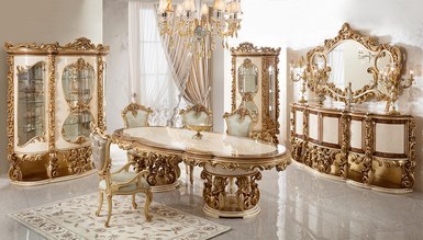 Lüks Sultan Klasik Yemek Odası - Thumbnail