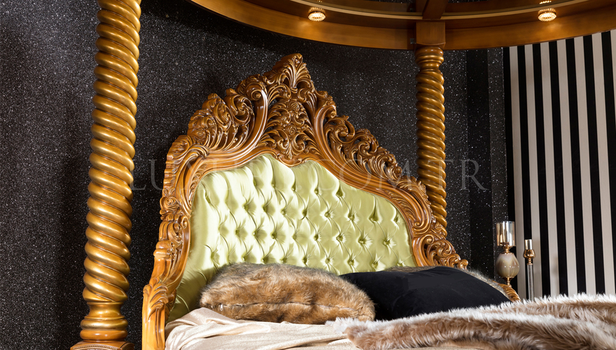 Lüks Sultanzade Ceviz Klasik Yatak Odası - 4