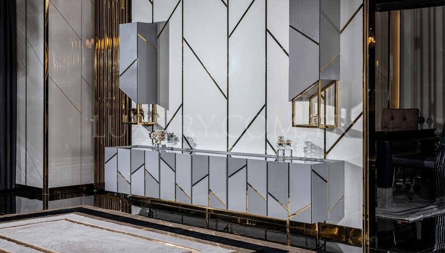 Lüks Tegre Metal TV Ünitesi - 998