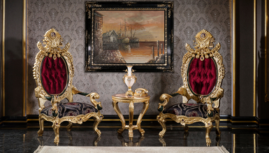 Lüks Tuğra Классическая Комплект Дивана - 1057