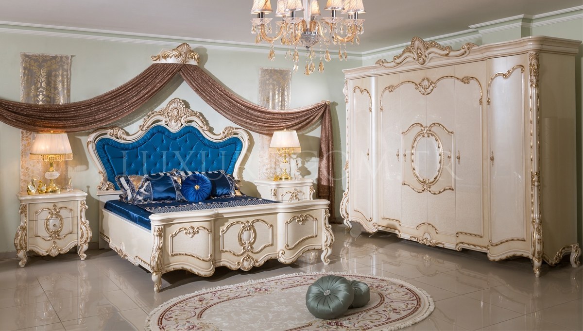 Lüks Tuğrahan Klasik Yatak Odası