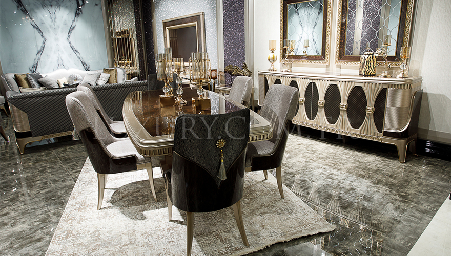 Lüks Tulsa Salle à manger classique - 8