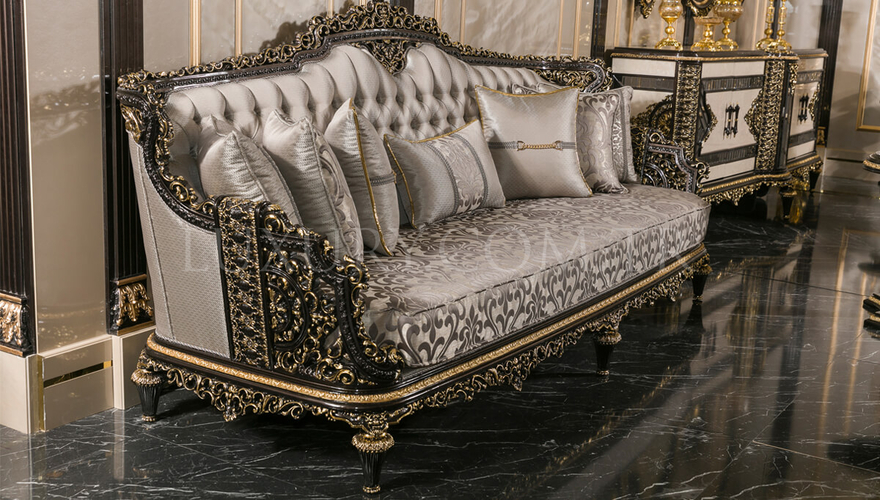 Lüks Ultima Classic Sofa Set - 3