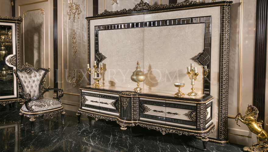 Lüks Ultima Classic Sofa Set - 7