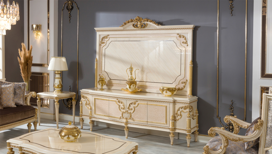 Lüks Valente Klasik Koltuk Takımı - 6