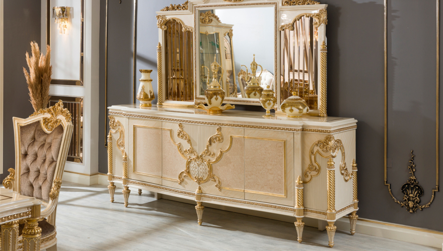 Lüks Valente Klasik Yemek Odası - 5