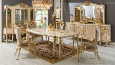 Lüks Valente Klasik Yemek Odası - 1101