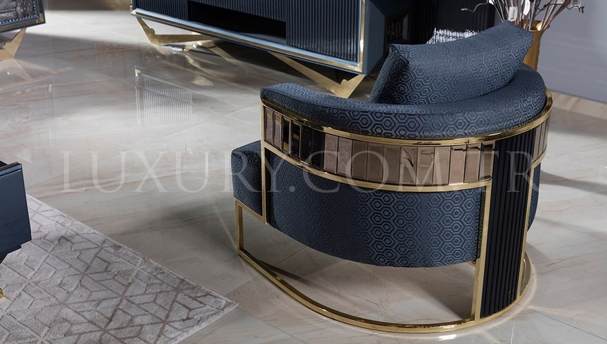 Lüks Valentin Metal Комплект Дивана - 4