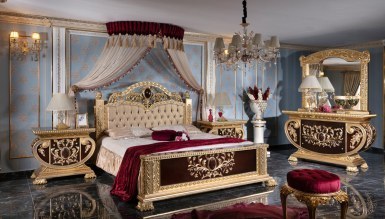 Lüks Vanera Klasik Yatak Odası - Thumbnail