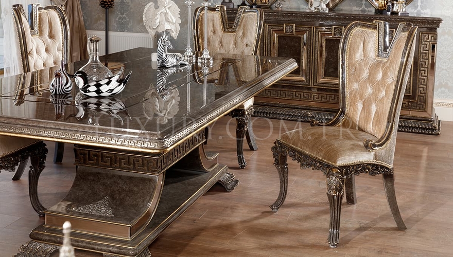 Lüks Versace Классическая столовая - 4
