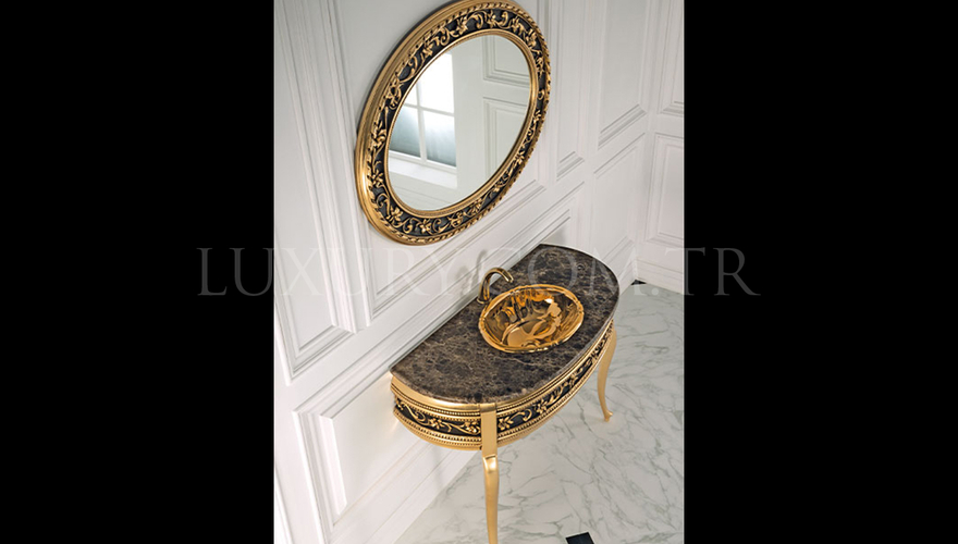 Lüks Zaptos Klasik Мебель для ванной комнаты Takımı - 5