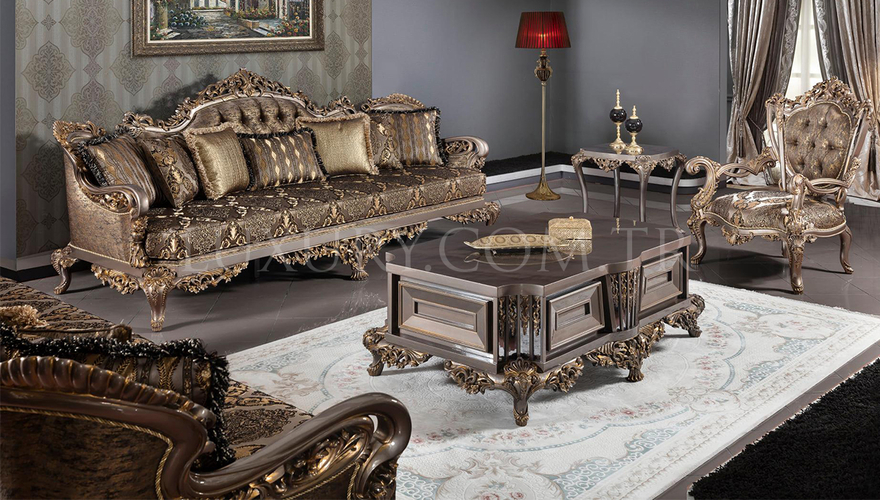 Lüks Zerafet Ensemble de canapé classique - 824