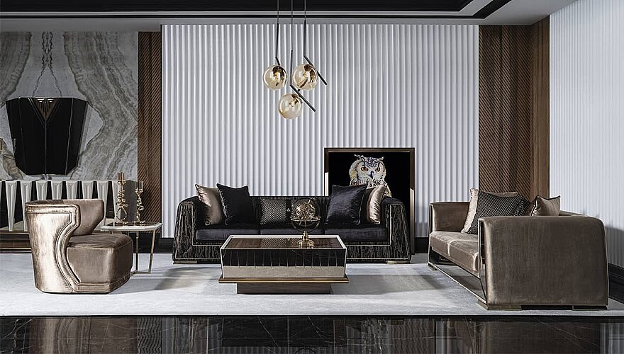 Lumira Art Deco Koltuk Takımı - 5