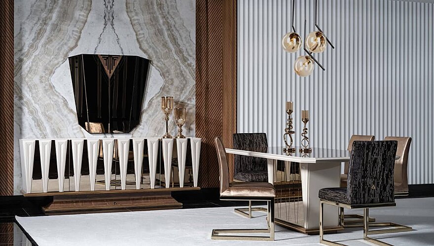 Lumira Art Deco Yemek Odası - 1182