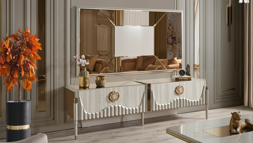 Lunara Modern TV Unit - 1