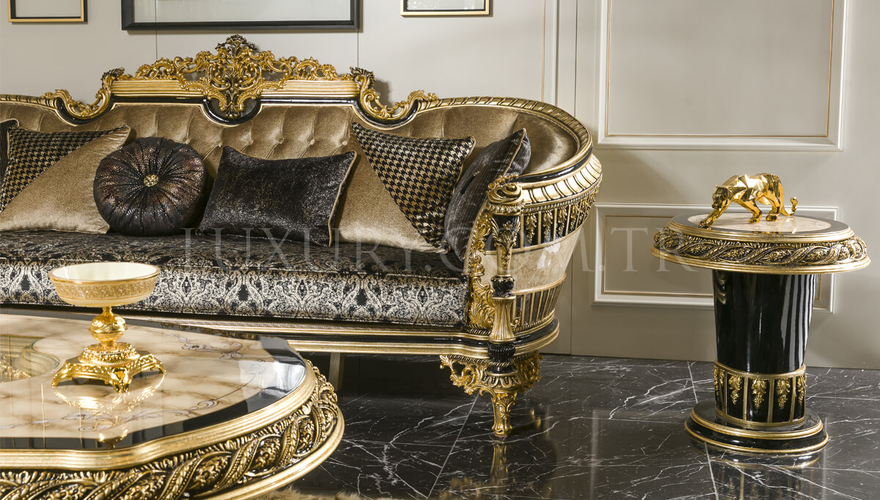 Luxury Anemon Classic Sofa Set - 8