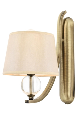 Luxury AP-1597-1ES Eskitme Kaplama Aplik E27 Metal Kumaş Cam 15x25cm - Luxury Avize ve Aydınlatma