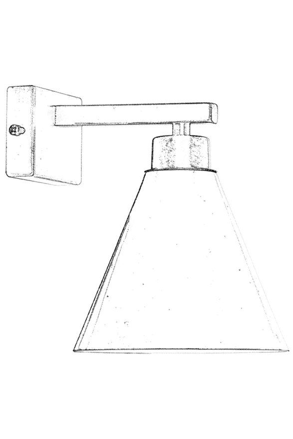 Luxury AP-62176-01 Eskitme Kaplama Aplik E27 Metal 15x20cm - 2