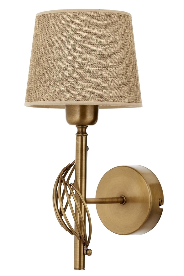 Luxury AP-9133-1E Eskitme Kaplama Aplik E27 Metal Kumaş 0x17cm - Luxury Avize ve Aydınlatma