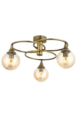 Luxury AR-1661-3E Eskitme Kaplama Modern Chandelier E27 Metal Cam 60cm - Luxury Avize ve Aydınlatma