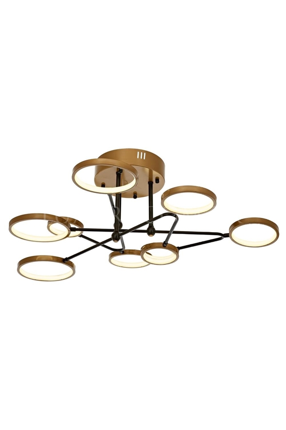 Luxury AR-60359-5BSY Black Boyalı Modern Chandelier LED Metal Pleksi 35cm - Luxury Avize ve Aydınlatma